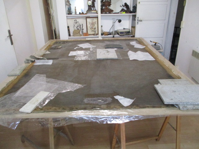 3. Pose de pièces de renfort au revers